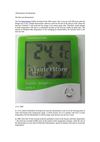 about the thermometer development
