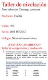 jhon sebastian camargo contreras taller de nivelacion curso 701