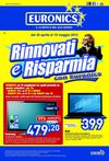 Volantino Euronics gruppo Dimo dal 20/04 al 10/05/2012