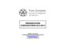 Presentación de la apertura de la convocatoria de inscripción y becas a Máster 2012-2013 del Foro Europeo en...