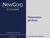 PRESENTATION NEWCORP CONSEIL