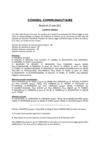 Compte rendu du Conseil Communautaire du 27 mars 2012
