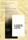 "LIEUX DITS" 19 mai et 14 Août 2012 Château Marcel Lenoir 