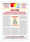 Boletim STU 23/2012 - 24 de Abril
