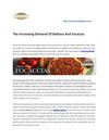 The Increasing Demand Of Baklava And Focaccia