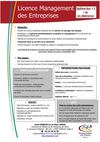 Licence Management des Entreprises - ISFA Evreux, centre de formation
