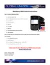 How to Unlock A Blackberry 9630 Instructions