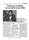 Préparons le Gabon de l'an 2000
