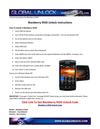 Unlock Instructions for Blackberry 9550