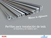 PERFILES ALUMINIO TIRA DE LED