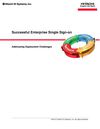 Successful Enterprise Single Sign-on Addressing Deployment Challenges