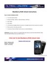 How To Unlock Blackberry 9105 Instructions