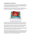 Google Redirect Virus Removal