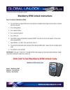 Blackberry 8700 Unlock Instructions