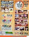 Folder da 3ª Festa da Cultura de Orizona