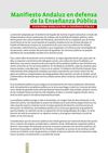 Manifiesto Andaluz en defensa de la Enseñanza Pública