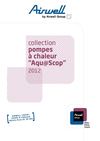 collection pompes à chaleur “Aqu@Scop” 2012 - Export