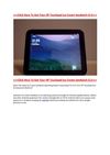 HP Touchpad Ice Cream Sandwich