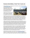 Kentucky Derby Betting - Harder Than It Looks Like