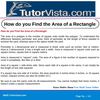 How do you Find the Area of a Rectangle