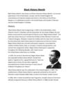 Black History Month