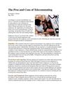 The Pros and Cons of Telecommuting