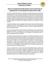 Comunicado de Prensa: Sala de lo Constitucional admite demanda contra las elecciones de magistrados de la Corte...