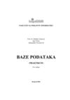 Prof. dr Mladen Veinović, Igor Franc, Aleksandar Jevremović - BAZE PODATAKA - PRAKTIKUM -