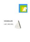 vocabulari bàsic llet i derivats