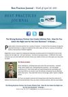 Best Practices Journal 04-30-2012 - The Right Business Partner