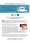 Best Practices Journal - Systems and Consistency Needed 04-23-2012