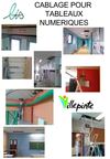 Extrait www.lissasconcept.fr LIS-SAS CONCEPT: TRAVAUX DE CABLAGE POUR TABLEAUX NUMERIQUES