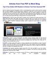 Top 5 Free Online OCR Readers to Extract Text from Scanned PDF 