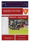 Newsletter du BEC Rugby n°22 - Lundi 7 Mai 2012