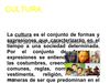 LA CULTURA
