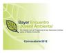 Encuentro Juvenial Ambiental, alianza Bayer - PNUMA