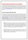 All about the Bad Credit Student Loan Consolidation