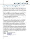 The Importance of Highlighting Manager Strenths During Operational Due Diligence