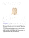 Equipment Apparel Blazers and Blouses