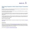 Hong Kong Proposes to Halve Import/Export Transaction Costs