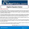 Algebra Equation Solver