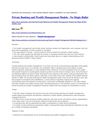 Private Banking and Wealth Management Models - No Magic Bullet
