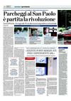 Parcheggi al Sanpaolo " IL SECOLO XIX" 3 Giugno 2011