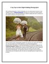 5 Useful Tips to Select Right Wedding Photographer 