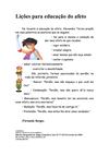 Lições para educação do afeto