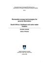 Renewable Energy Technologies for Poverty Alleviation: Biodiesel and Solar Water Heaters 