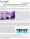 Recruitment Process Outsourcing: A New Horizon
