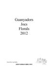 Jocs Florals 2012