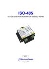 ISO-485 OPTIČKI IZOLOVAN KONVERTOR RS-232 U RS-485