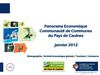 Panorama économique CDC du Pays de Caulnes